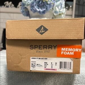 Sperry Metallic Green Sneakers